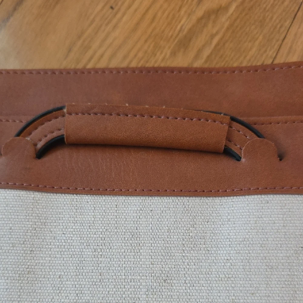 Vintage Universal Trav-ler Elegant Tan and Cream Travel Briefcase